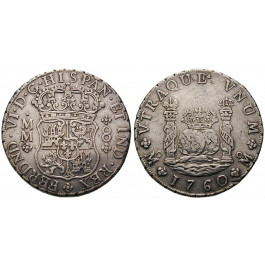 Mexiko, Ferdinand VI., 8 Reales 1760, ss+