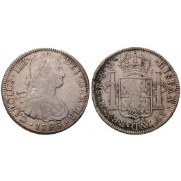 Mexiko, Carlos IV., 8 Reales 1796, ss