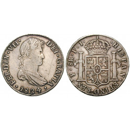 Bolivien, Ferdinand VII., 8 Reales 1824, ss