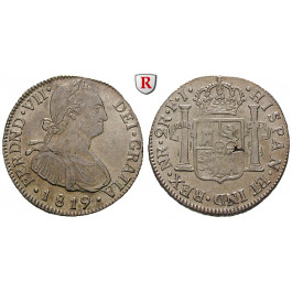 Kolumbien, Ferdinand VII., 2 Reales 1819, ss-vz