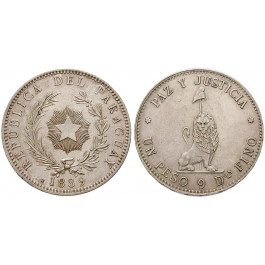 Paraguay, Peso 1889, f.vz