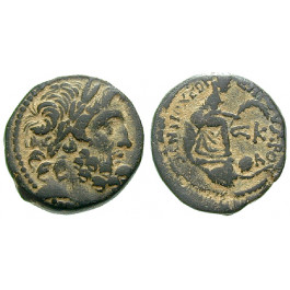 Römische Provinzialprägungen, Seleukis und Pieria, Antiocheia am Orontes, Statthalter P. Quinctilius Varus, Bronze 5-4 v.Chr., ss+/ss