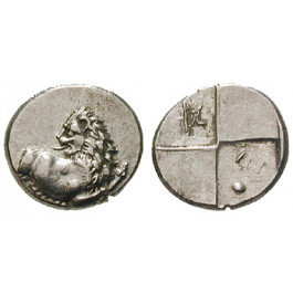 Thrakien, Chersonnesos, Hemidrachme um 480-350 v.Chr., st