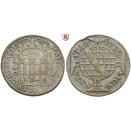 Brasilien, Jose I., 640 Reis 1768, ss