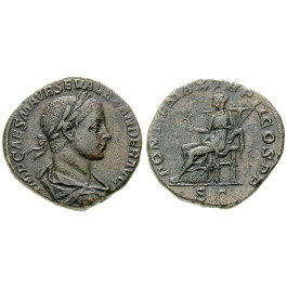 Römische Kaiserzeit, Severus Alexander, Sesterz 223, ss