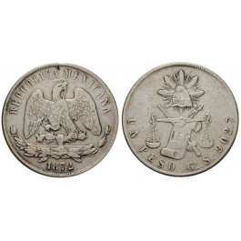 Mexiko, Republik, Peso 1872, ss