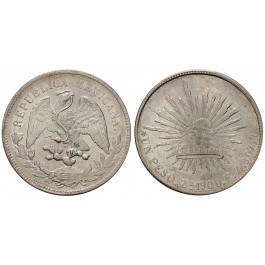 Mexiko, Republik, Peso 1900, vz