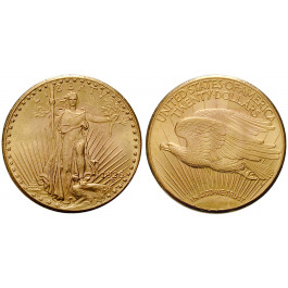 USA, 20 Dollars 1926, 30,09 g fein, f.st