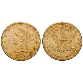 USA, 10 Dollars 1889, 15,05 g fein, vz