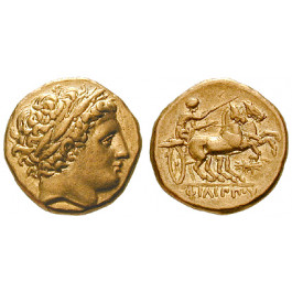 Makedonien, Königreich, Philipp II., Stater 340-328 v.Chr., vz-st
