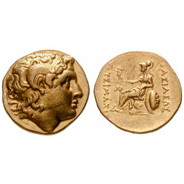 Thrakien, Königreich, Lysimachos, Stater ca. 285 v.Chr., vz-st