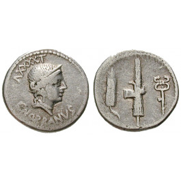 Römische Republik, C. Norbanus, Denar 83 v.Chr., ss