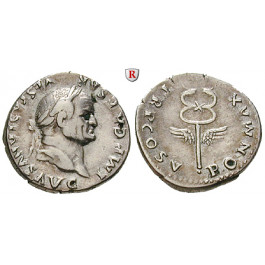 Römische Kaiserzeit, Vespasianus, Denar 74, ss-vz