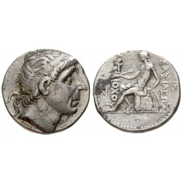 Syrien, Königreich der Seleukiden, Antiochos I., Tetradrachme 255-246 v.Chr., ss