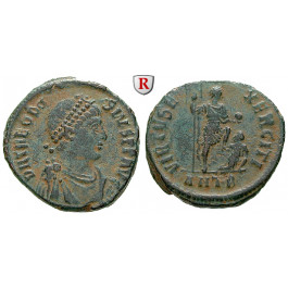 Römische Kaiserzeit, Theodosius I., Bronze 383-388 n.Chr., ss