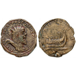 Römische Kaiserzeit, Postumus, Sesterz 260-269, ss