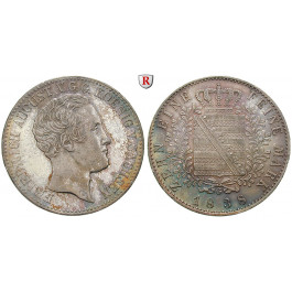 Sachsen, Königreich Sachsen, Friedrich August II., Konventionstaler 1838, vz