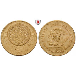 Mexiko, Vereinigte Staaten, 20 Pesos 1917-1921, 15,0 g fein, ss