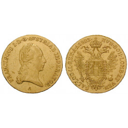 Österreich, Kaiserreich, Franz II. (I.), Dukat 1823, ss