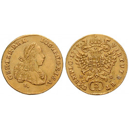 Römisch Deutsches Reich, Joseph II., Doppeldukat 1777, ss