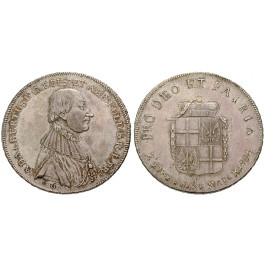 Fulda, Bistum, Adalbert von Harstall, Konventionstaler 1796, vz