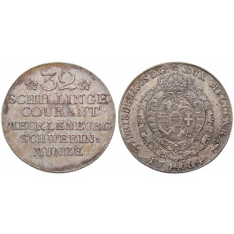 Mecklenburg, Mecklenburg-Schwerin, Friedrich, 32 Schilling 1764, vz/ss-vz