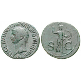 Römische Kaiserzeit, Claudius I., As 41-42, ss+