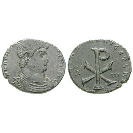 Römische Kaiserzeit, Magnentius, Bronze 353, ss-vz