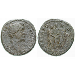 Römische Kaiserzeit, Marcus Aurelius, Caesar, Sesterz 145, f.ss