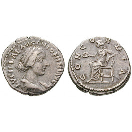 Römische Kaiserzeit, Lucilla, Frau des Lucius Verus, Denar nach 164, ss
