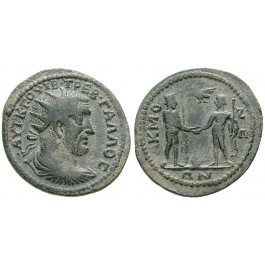 Römische Provinzialprägungen, Phrygien, Akmoneia, Trebonianus Gallus, Bronze, ss+