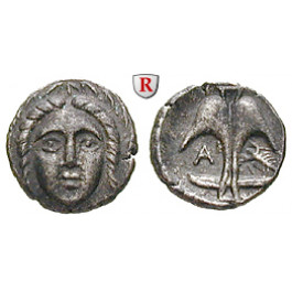 Thrakien-Donaugebiet, Apollonia Pontika, Diobol 4.Jh.v.Chr., vz