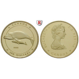 Kanada, Elizabeth II., 100 Dollars 1988, 7,78 g fein, PP