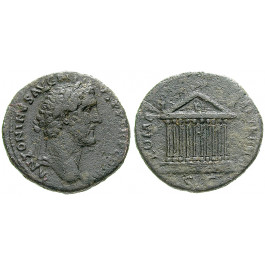 Römische Kaiserzeit, Antoninus Pius, Sesterz 140-144, f.ss
