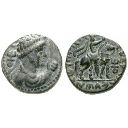 Baktrien und Indien, Kuschan, Soter Megas (Vima Takto), Bronze, f.vz