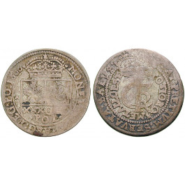 Polen, Johann Kasimir, Gulden zu 30 Groschen 1666, s-ss