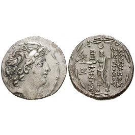 Syrien, Königreich der Seleukiden, Antiochos VIII., Tetradrachme nach 117 v.Chr., vz