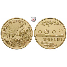 Finnland, Republik, 100 Euro 2002, 7,78 g fein, PP