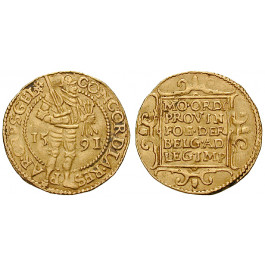 Niederlande, Gelderland, Dukat 1591, ss+