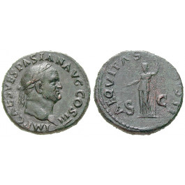 Römische Kaiserzeit, Vespasianus, As 71, ss-vz/ss
