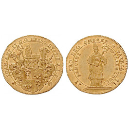 Eichstätt, Bistum, Johann Anton II. von Freiburg, Dukat 1738, vz+