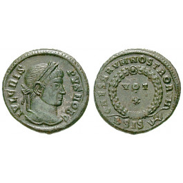 Römische Kaiserzeit, Crispus, Caesar, Follis 320, ss+