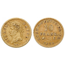 Westfalen, Königreich, Hieronymus Napoleon, 10 Franken 1813, f.vz