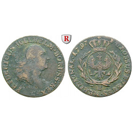Brandenburg-Preussen, Königreich Preussen, Friedrich Wilhelm II., Groschen 1797, f.ss
