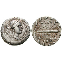 Makedonien-Römische Provinz, Freistaat, Tetradrachme 158-150 v.Chr., ss