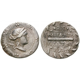 Makedonien-Römische Provinz, Freistaat, Tetradrachme 158-150 v.Chr., ss