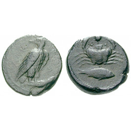 Sizilien, Akragas, Onkia 425-406 v.Chr., ss+