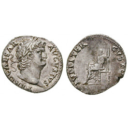 Römische Kaiserzeit, Nero, Denar 64-68, vz