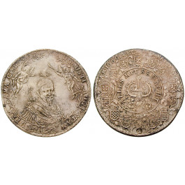 Braunschweig, Braunschweig-Wolfenbüttel, August der Jüngere, Löser zu 2 Talern 1666, ss+