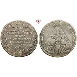 Sachsen, Albertinische Linie, Johann Georg IV., 2/3 Taler 1694, ss